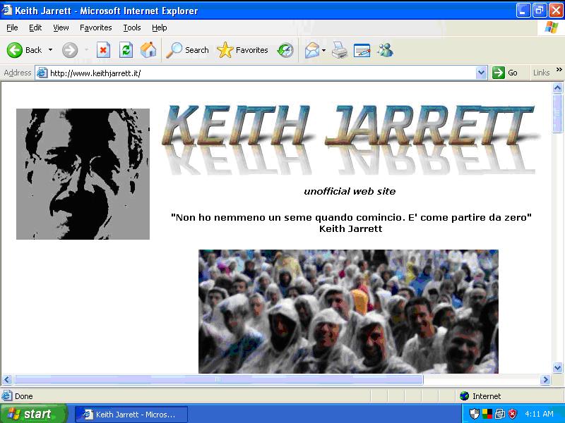 Keith Jarret Fan Site